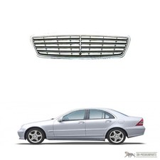 K&uuml;hlergrill K&uuml;hlergitter vorne f&uuml;r Mercedes C-Klasse W203 S203 Vormopf 2000-2004