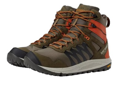 Merrell Nova Sneaker Boot WP J066959 Grün Herren Wasserdicht Schnürschuh Turnschuh