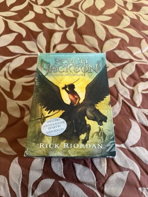 Percy Jackson and the Olympians Boxed Set by Rick Riordan 5 Cook Lot Complete