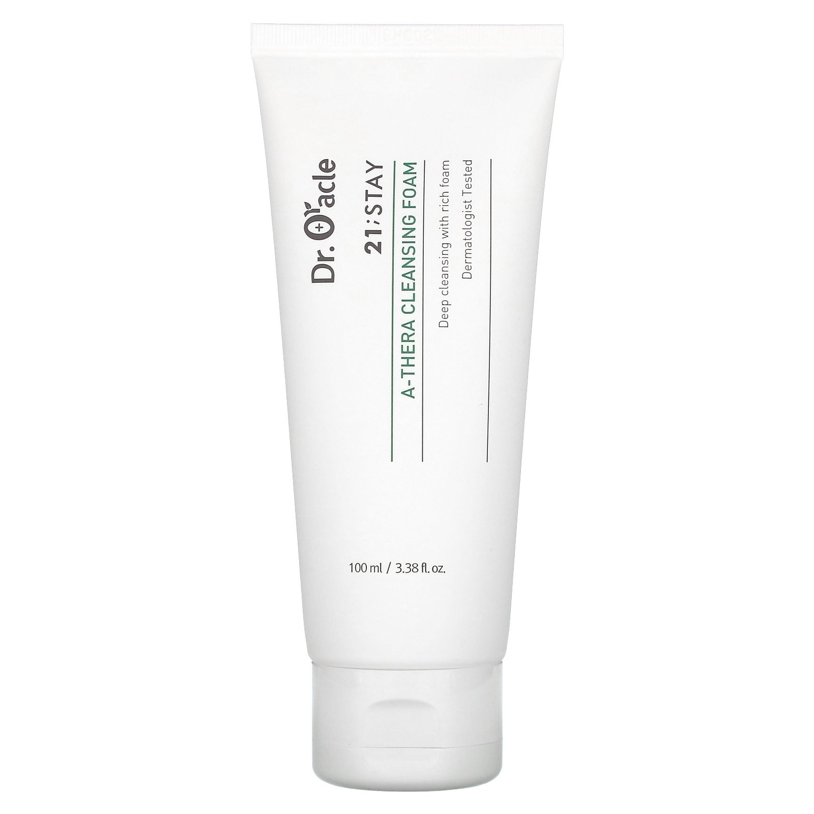 21, Stay, Очищающая пенка A-Thera, 3,38 жидких унций (100 мл)