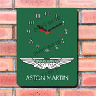 Aston Martin Design Wall Clock New boxed Gift Car Motorsport Dad Grandad Racing