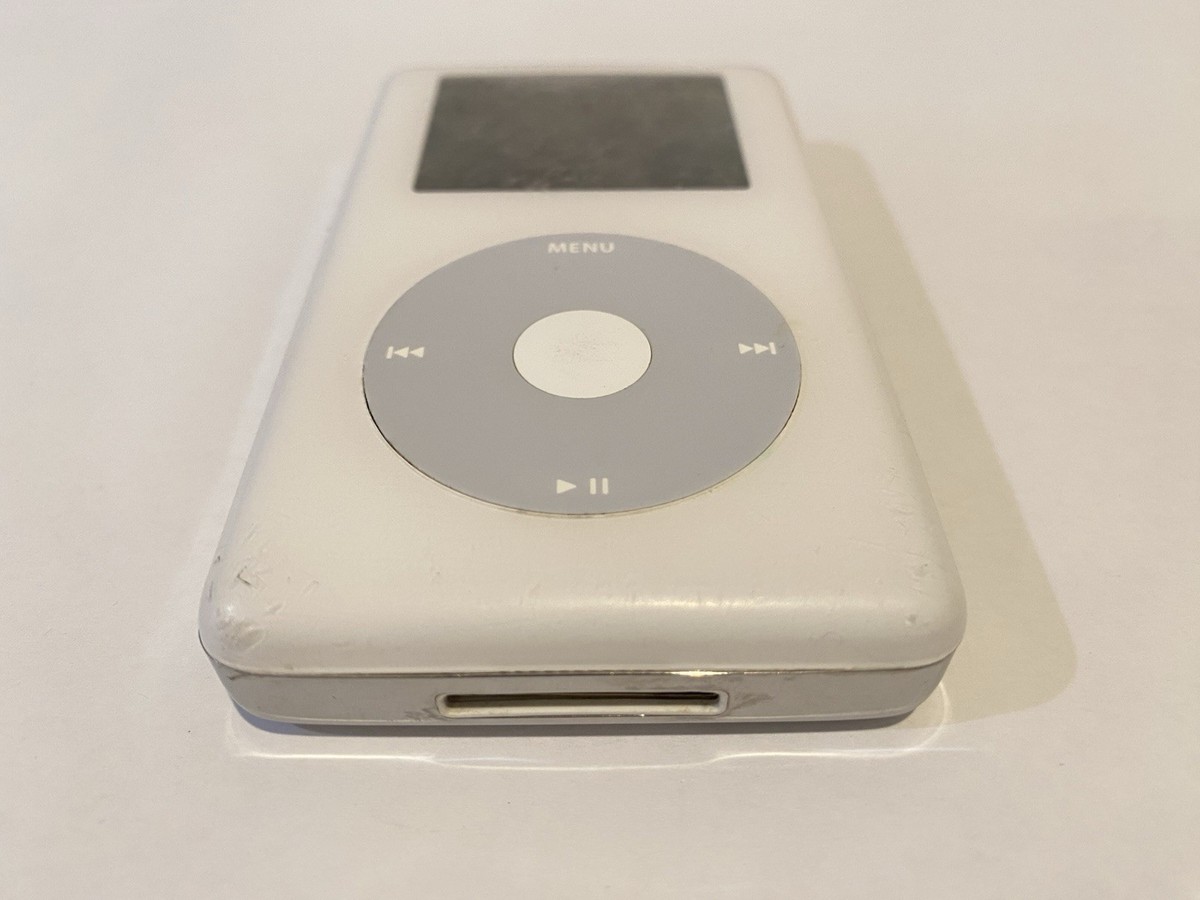Apple iPod Photo classic 4th Generation White (20 GB) Works Great