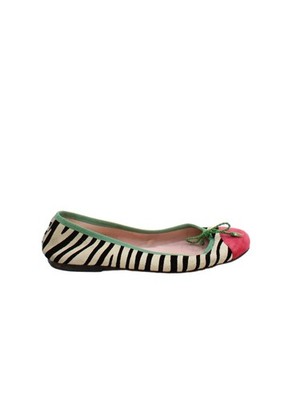 Hübsche Ballerinas flache Damenschuhe UK 3 Multi Animal Print 100% andere Ballerinas
