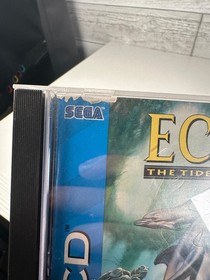 ECCO THE DOLPHIN 2: THE TIDES OF TIME FOR SEGA CD COMPLETE & TESTED W/ REG. CARD