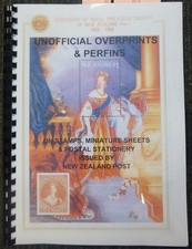 NEW ZEALAND UNOFFICIAL OVERPRINTS & PERFINS PUBLICATION (ID:LIT743)