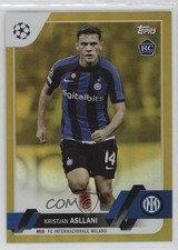 2022-23 Topps UEFA Club Competitions Gold Foil /50 Kristjan Asllani #150 10ju