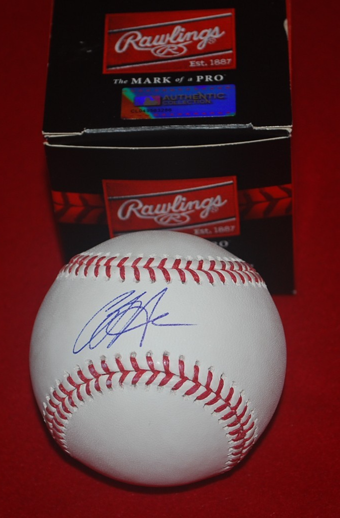 CJ ABRAMS Autographed Signed Washington Nationals MLB Baseball BECKETT WITNESS 3W053860 
