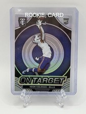 2024 Panini Totally Certified - On Target Keon Coleman #7 (RC)