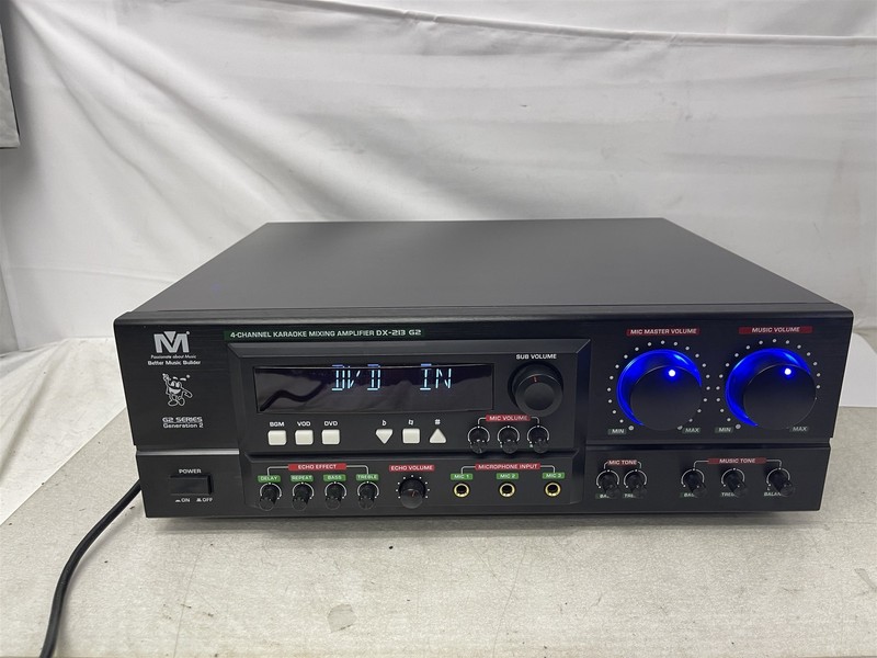 BMB Better Music Builder DX-213 G2 4-Channel Karaoke Mixing Amplifier