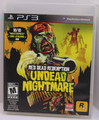 Red Dead Redemption Undead Nightmare (Sony PlayStation 3, 2010) PS3 CIB
