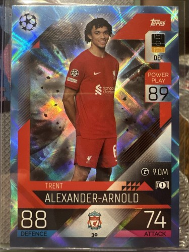Trent Alexander Arnold [Crystal] #30 2022 Topps Match Attax UEFA Champions League card
