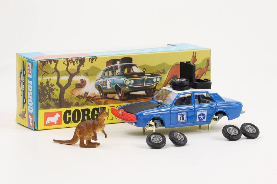 1:43 Corgi Toys  Hillman Hunter Gewinner 1968 Rallye London-Sydney Nr. 302 - Bild 4 von 4