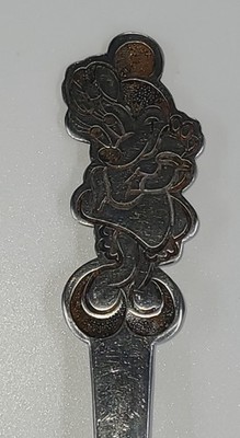 Vtg Disney Minnie Mickey Mouse Bonny Silverware Character Gerber Spoon Xmas  
