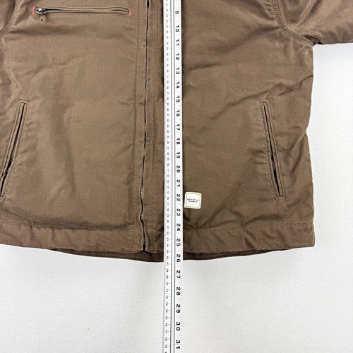 EDDIE BAUER Workwear Foreman Fit Canvas Sherpa gefütterte Jacke Gr. L Herren braun - Bild 9 von 10