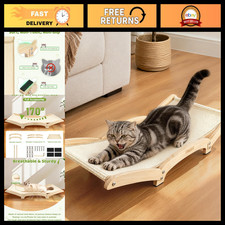 XX-Large Cat Scratching Bed - 34-Inch Natural Sisal Pad for Healthy Claws