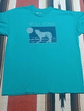 Wolf Songs Of Alaska 1989 HANES FIFTY FIFTY Tag Made in USA Size XL