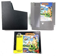 Adventure Island 3 Nintendo NES Video Game Manual Cartridge Authentic