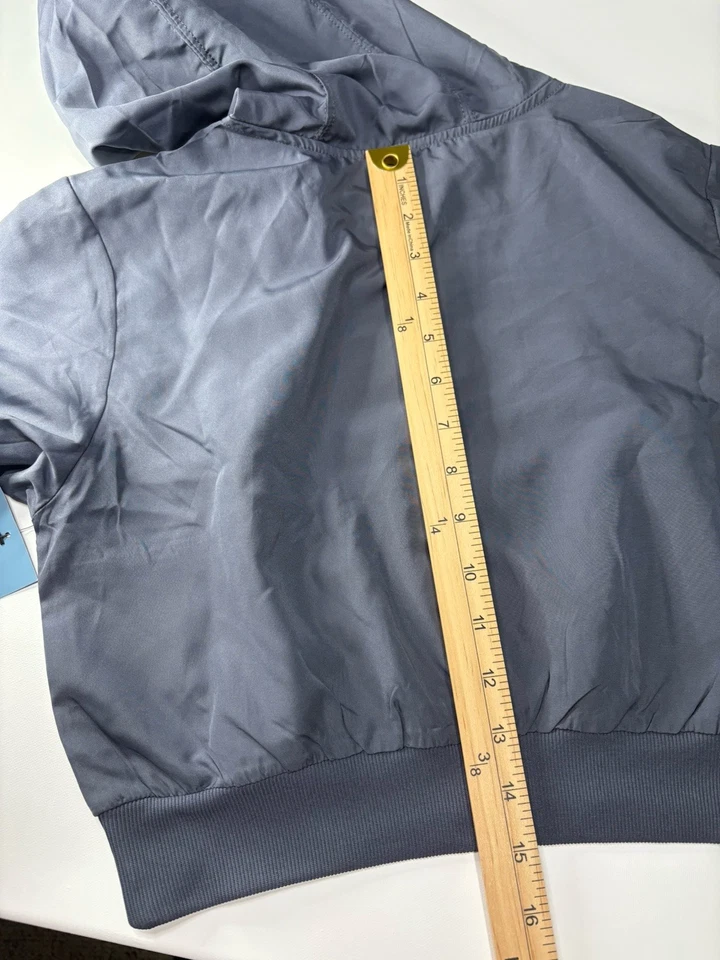 Sudadera con Capucha Soffe Girls Squad Cuarto Cremallera, Gris Gunmetal, XL NUEVA CON ETIQUETAS $34 NIÑAS TALLA 16 Foto 3 de 4