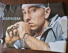 Eminem Brass Knuckles portrait Vintage UK poster 24"x34"