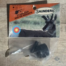 Saunders Archery Stabilizer Add On Weights 1305 2 Oz - Standard 5/16” New