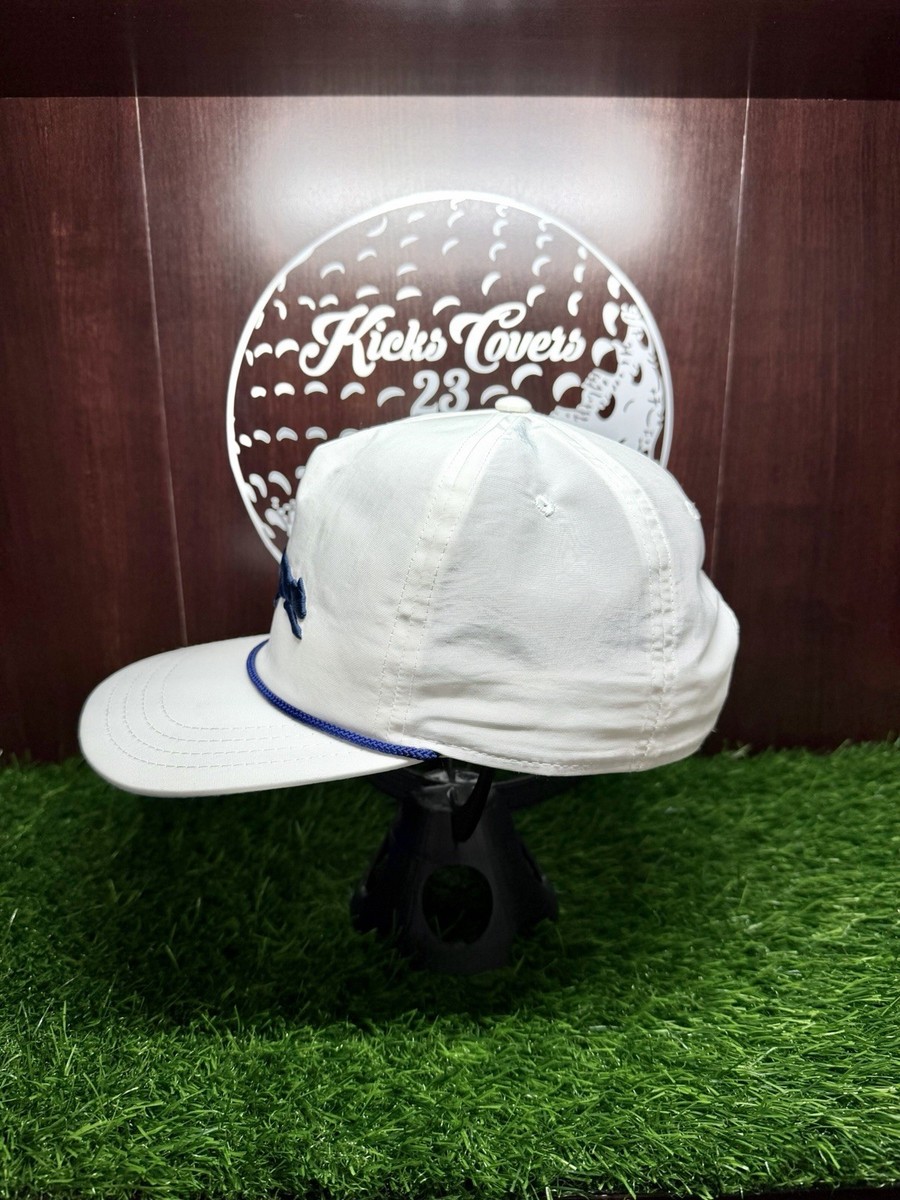 Grove XXIII Greyson Water Resist Rope Snapback White Hat Navy Rope