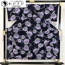 SUMMER KIMONO YUKATA FLORAL PATTERN Japanese Kimono K-4852