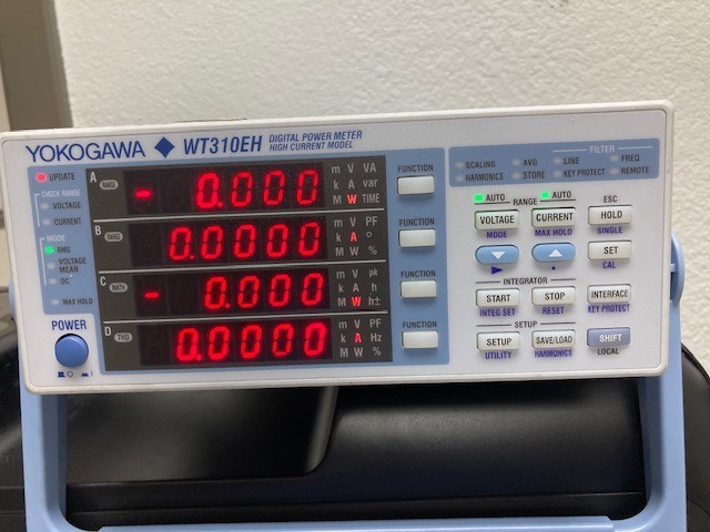 USA Yokogawa WT310EH Digital Power Analyzer 40A Harmonics Excellent condition