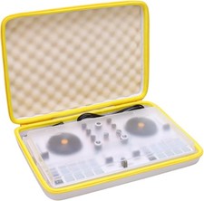 Durable White/Orange Edge Case for Hercules DJControl Mix Ultra - Protective EVA