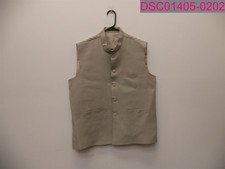 Small Stains-Suit Wear Men's Tan Waist Coat Large 23" chest. 30" Long 