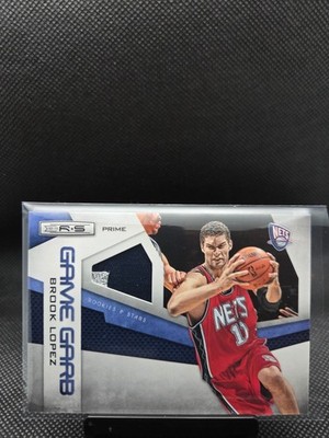2010-11 Panini Rookies & Stars #3 Brook Lopez Game Garb /49 - 2 Color Patch