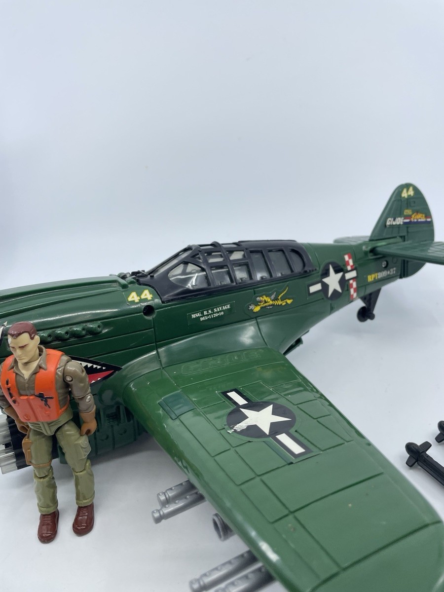 ミリタリー G.I. Joe P-40 Warhawk SPECIAL EDITION Vintage GI Joe Sgt. Savage P-40 Warhawk WWII Toy Plane HASBRO | eBay