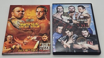 Ring of Honor ROH DVD Lot Honor VS Evil, Summer Heat Tour - Cincinnati AEW WWE