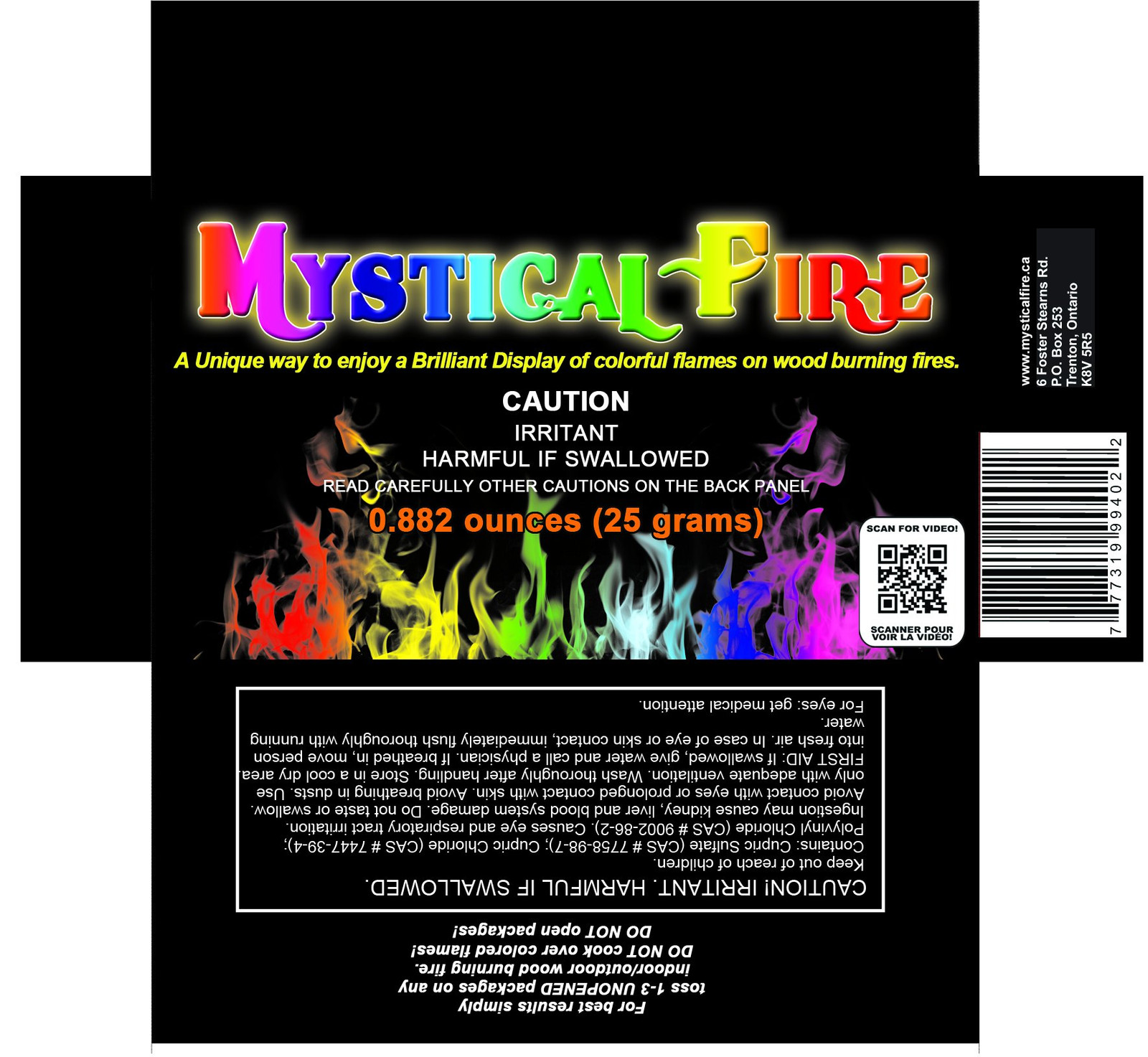 Color Changing Packets Fire Pits Campfire Long-Lasting Enchanted Multi-Color ...