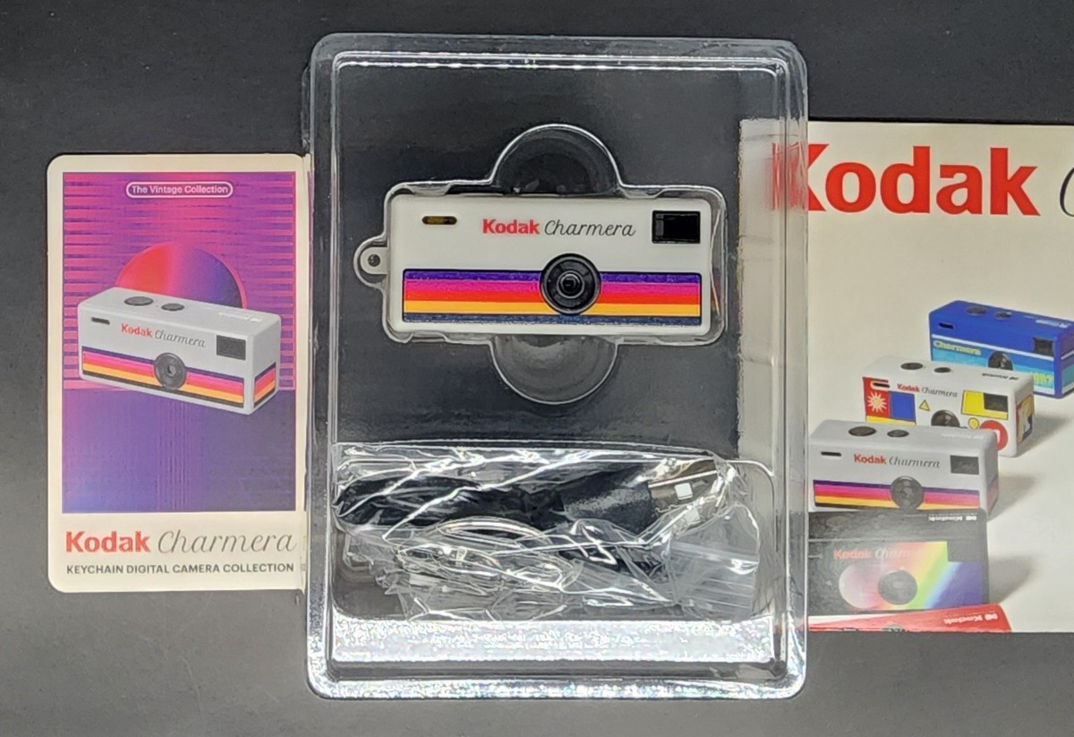Kodak Charmera 1987 Keychain Digital Camera | Type 03 Grey