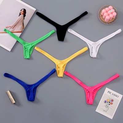Sexy Women Lace V-String T-back Panties Thongs G-String Lingerie Underwear US