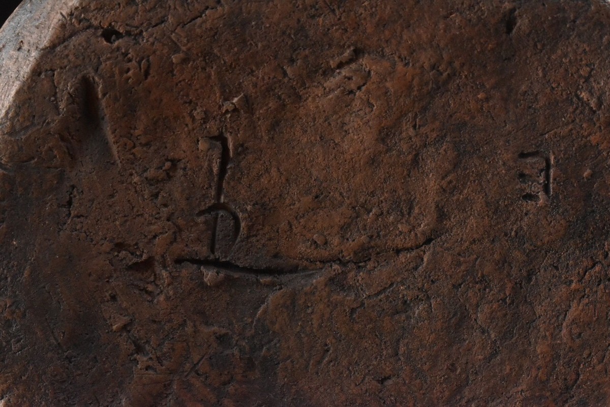 U7925: XF Japanese Old Bizen-ware Shapely Mizusashi FRESH