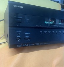 Onkyo TX-SR607 A/V-Receiver schwarz mit HDMI,...