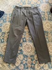 Bonobos Thursday Chino Pants 36x32 Mens Green Straight Leg Cotton Pockets