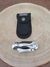 Craftsman Patented Folding Utility Knife w/Black Nylon Belt Pouch