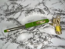 VINTAGE DELUXE ELECTRA-CURL ELECTRIC HAIR CURLER MODEL 190 RETRO GREEN Works