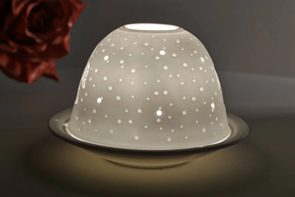 Dome Light Nr. 32804 Engel - Teelicht Windlicht Dekolicht Porzellan, Angel - Bild 2 von 4