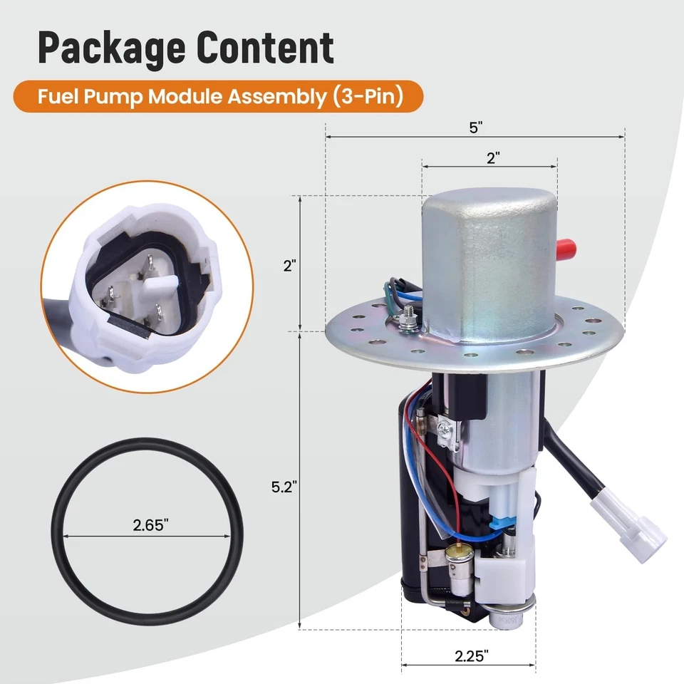 Conjunto de bomba de combustible eléctrica 15100-29G00 para Suzuki GSXR 600 GSXR 750 2004-2005 Foto 3 de 4