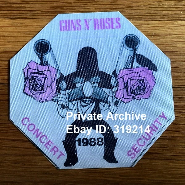 GUNS N' ROSES VIP 特典グッズ Guns N Roses Backstage Pass for sale | eBay