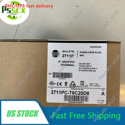 New 2711PC-T6C20D8 ALLEN BRADLEY Panelview Plus Compact600 Touch Free Shipping