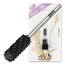 PANA 3/32" Shank Size - DLC Black Flat Top Small Barrel Carbide Bit - 4X Coarse