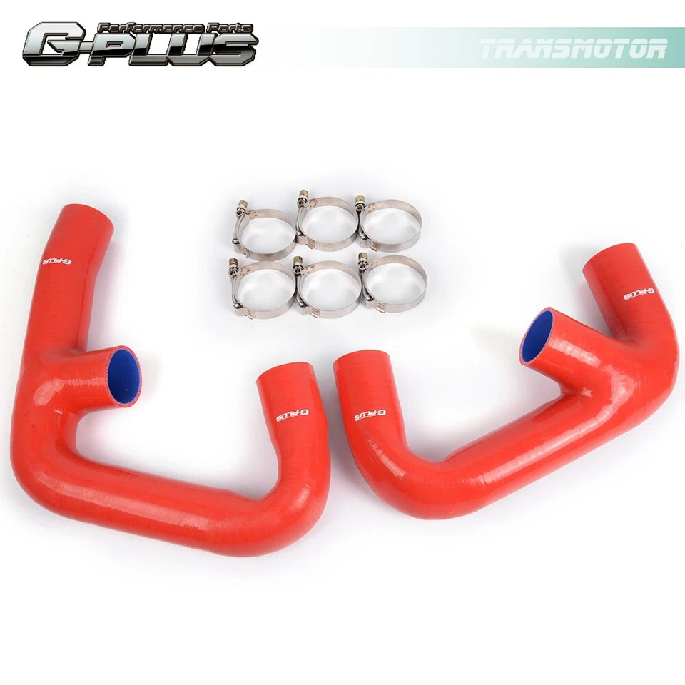 Actualización FMIC Intercooler Doble + Kit de Manguera Apto para Volkswagen Golf R GTI MK7 2.0T Foto 4 de 4