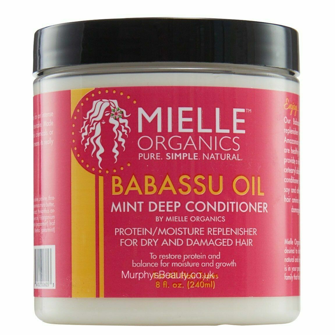 Mielle | Babassu Oil Mint Deep Conditioner 8oz