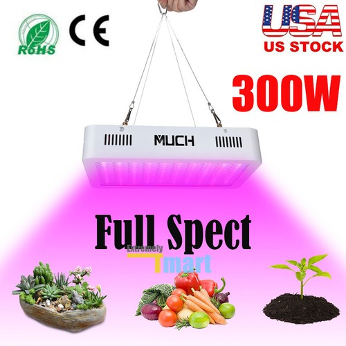 Grow Light 300W Full Spectrum LED for Indoor Plant Growth Large Coverage Area