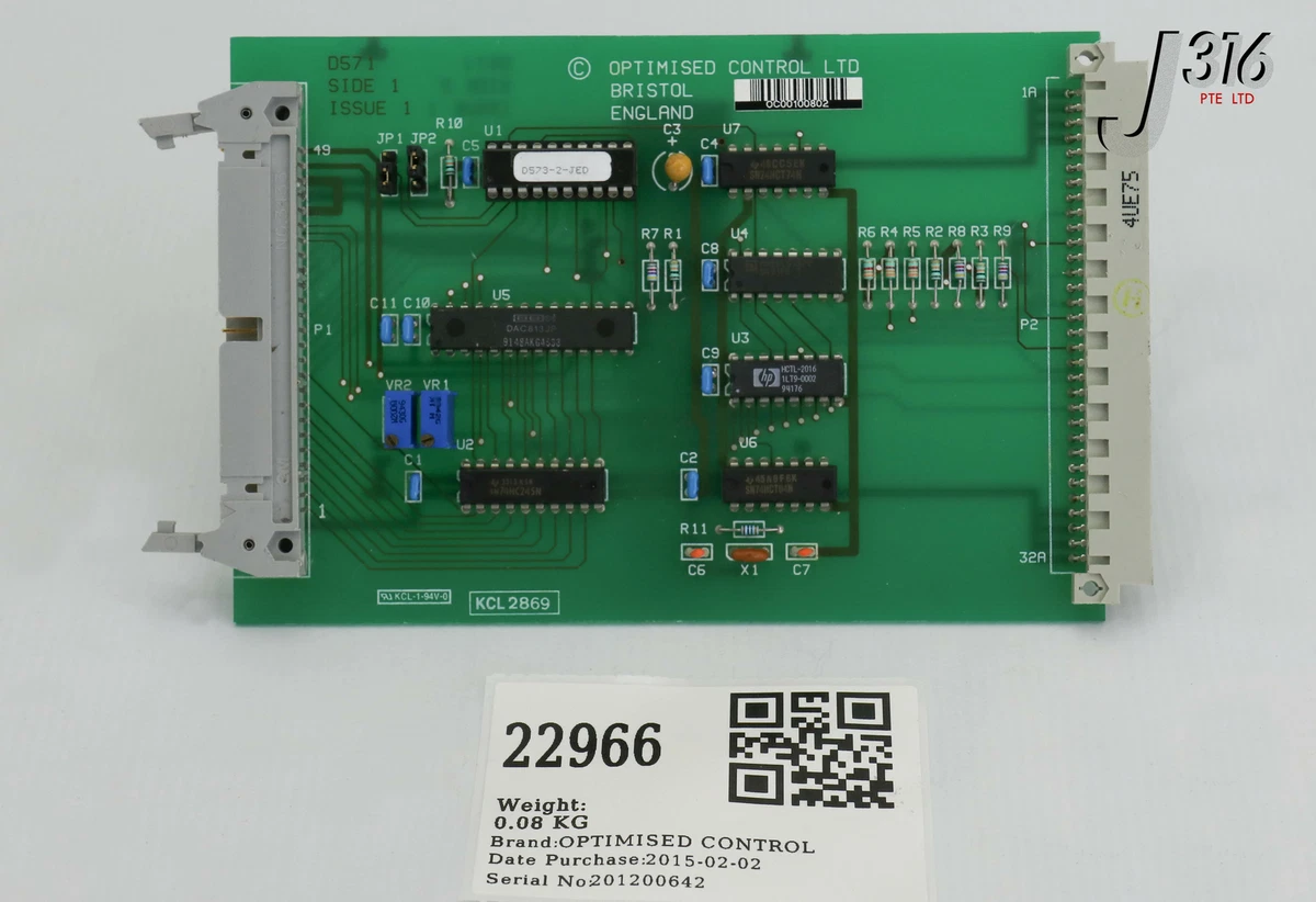 22966 OPTIMISED CONTROL PCB, BRISTOL PROCESSOR BOARD CARD MODULE, KCL2869  D571 | eBay