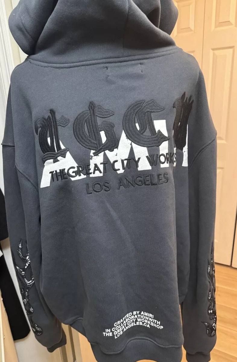 【関税&送料込】Amiri Sweat Hoodie Amiri Drip Black Hoodie in Mens XL | eBay